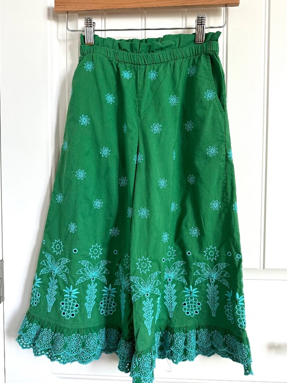 Mini Boden Green Culottes  (size 7)